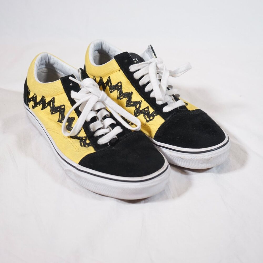 Vans Peanuts Old Skool Charlie Brown Sneakers Men’s Size 8